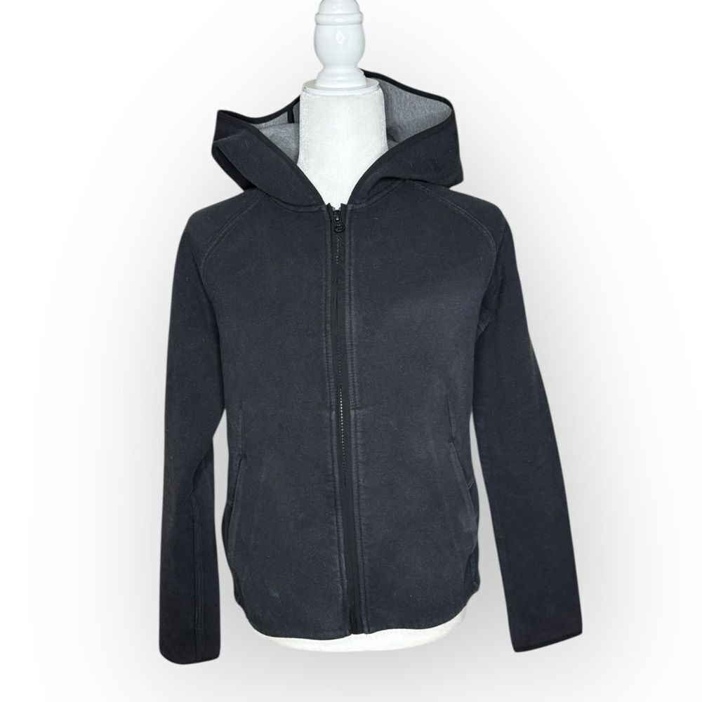 Lululemon Zip Up Black Hooded Jacket Size Women’s 6